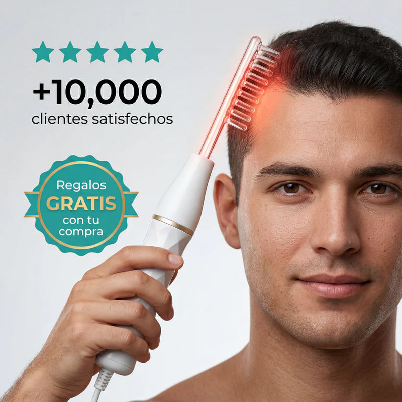 CapilRoot Pro: recupere su cabello en solo 8 minutos, con un uso tan fácil como peinarlo.